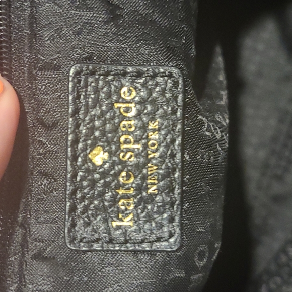 Kate Spade Lewis Drive Alanie Leather & Suede Tote Bag, Black - EUC - Picture 6 of 12